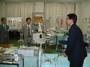 キャンパス見学（福祉生体工学科実験室）