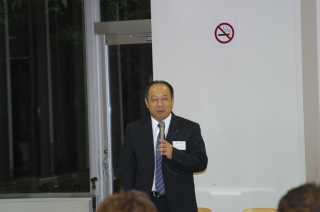 支部長　岩谷利英氏（電気9期）