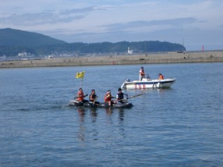 4人漕ぎ優勝の「たるしょうマリンクラブ」