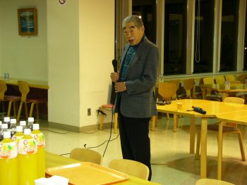 柴田前学長よりご挨拶を頂戴しました
