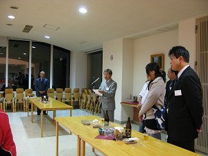 小林会長(建築1期)より挨拶がありました