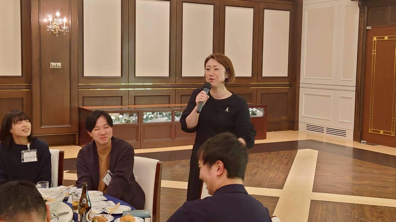 山下美妃先生 テーブルスピーチ