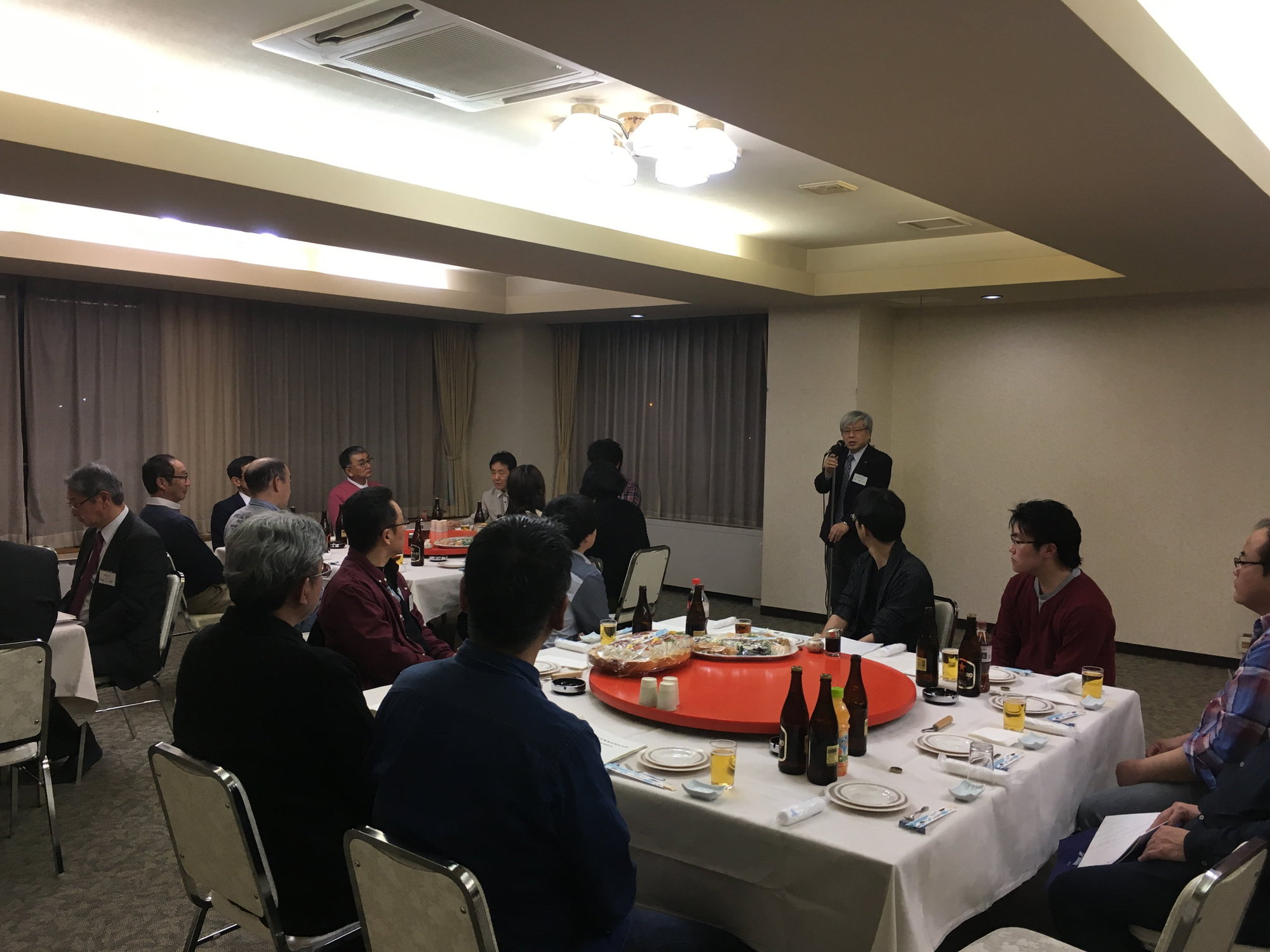 渡辺学長からスピーチをいただきました。